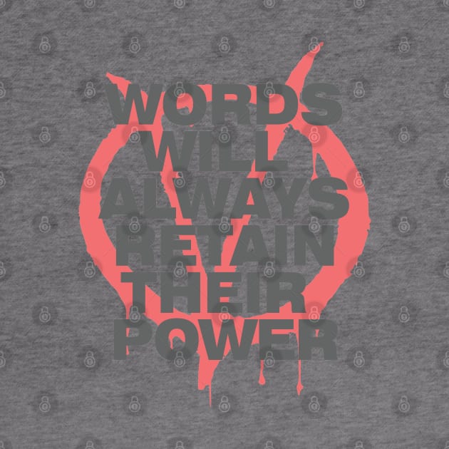 Words Power - V for Vendetta by The Architect Shop